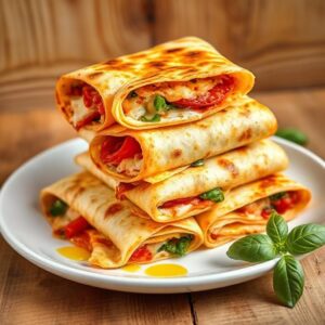 Baked Pizza Wraps: The Ultimate Cheesy and Crispy Snack for All Occasions