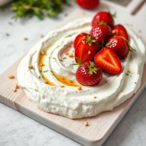 Whipped Feta with Roasted Strawberries Recipe