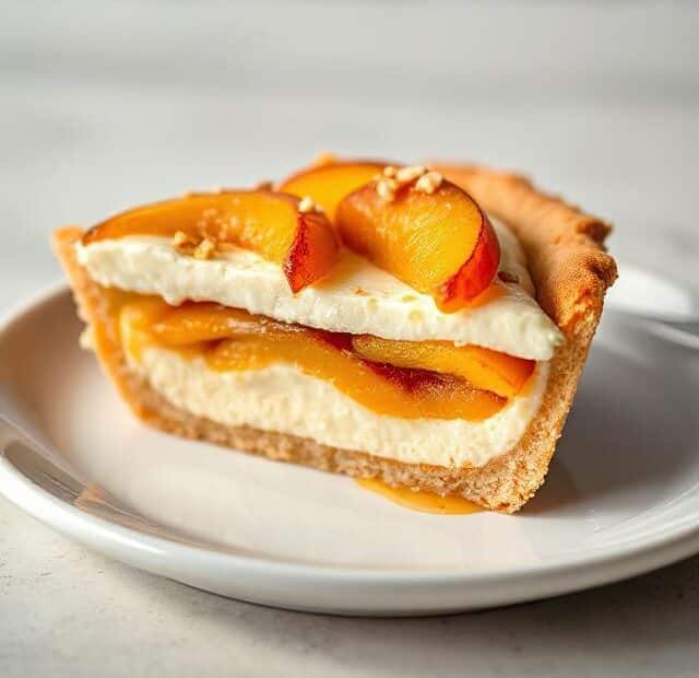 Cream Cheese Peach Pie Delight Recipe