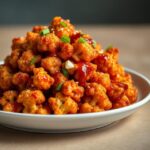 Sweet & Spicy Baked Cauliflower Recipe