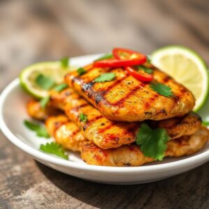 Grilled Thai Coconut Chicken