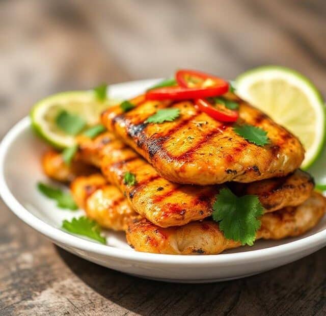 Grilled Thai Coconut Chicken