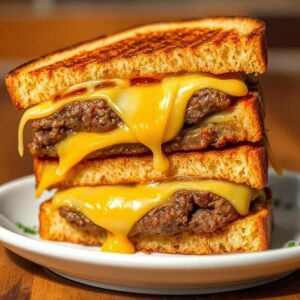 Cheesy Patty Melts Special