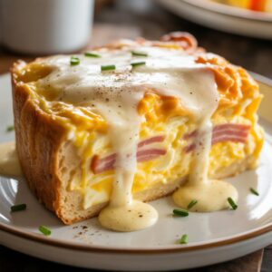 Easy Eggs Benedict Casserole