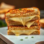 Garlic Bread Grilled Cheese