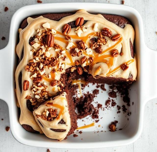 German Chocolate Poke Cake Recipe