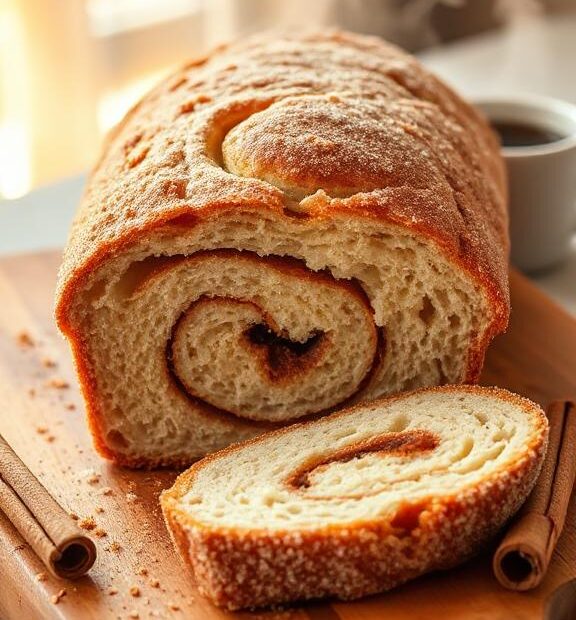 Easy Cinnamon Donut Bread