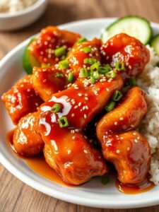 Crispy Sticky Honey Chicken