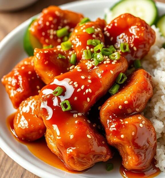 Crispy Sticky Honey Chicken