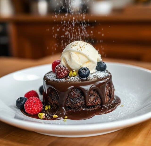 Quick Chocolate Dessert for Two