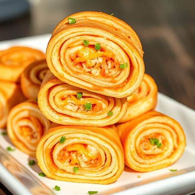 Buffalo Chicken Pinwheels