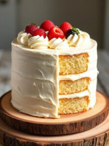 Classic Vanilla Cake from Scratch