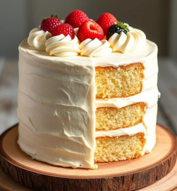 Classic Vanilla Cake from Scratch