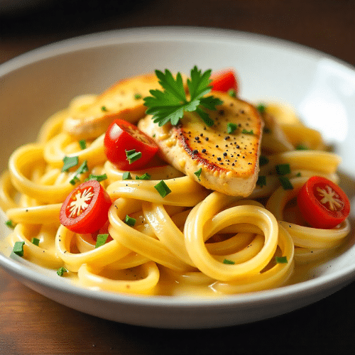 Creamy Boursin Chicken Pasta