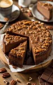 German Chocolate Cheesecake