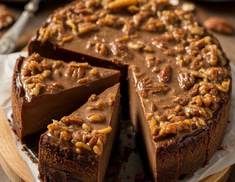 German Chocolate Cheesecake