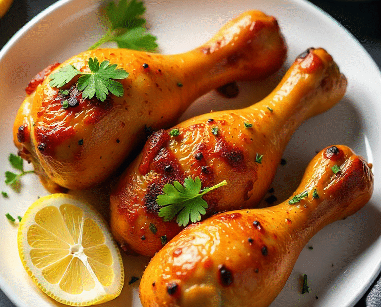 Baked Chicken Drumsticks Oven Recipe