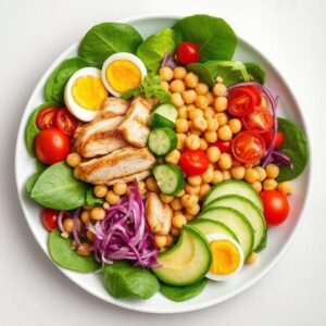High Protein Salad for Weight Loss
