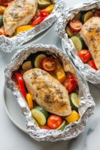 Chicken Foil Packets for the Oven: A Flavorful and Easy Dinner Idea