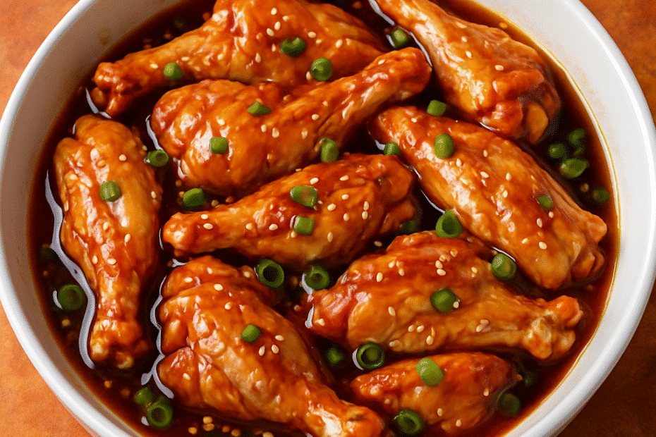 Chicken wing marinade