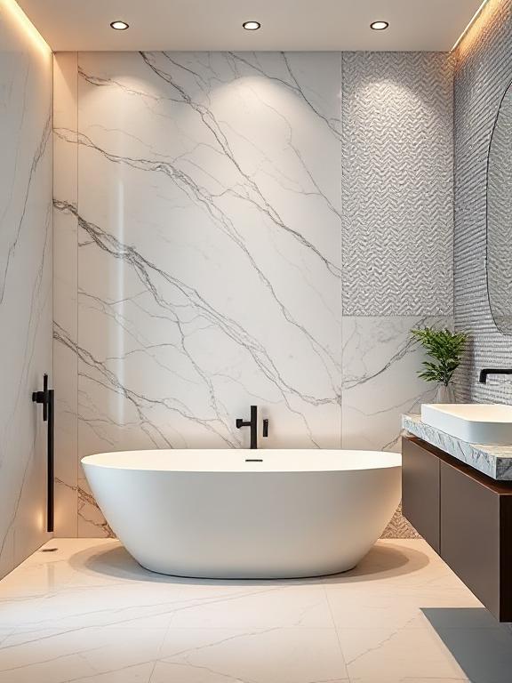 5 Stylish Bathroom Accent Wall Inspirations