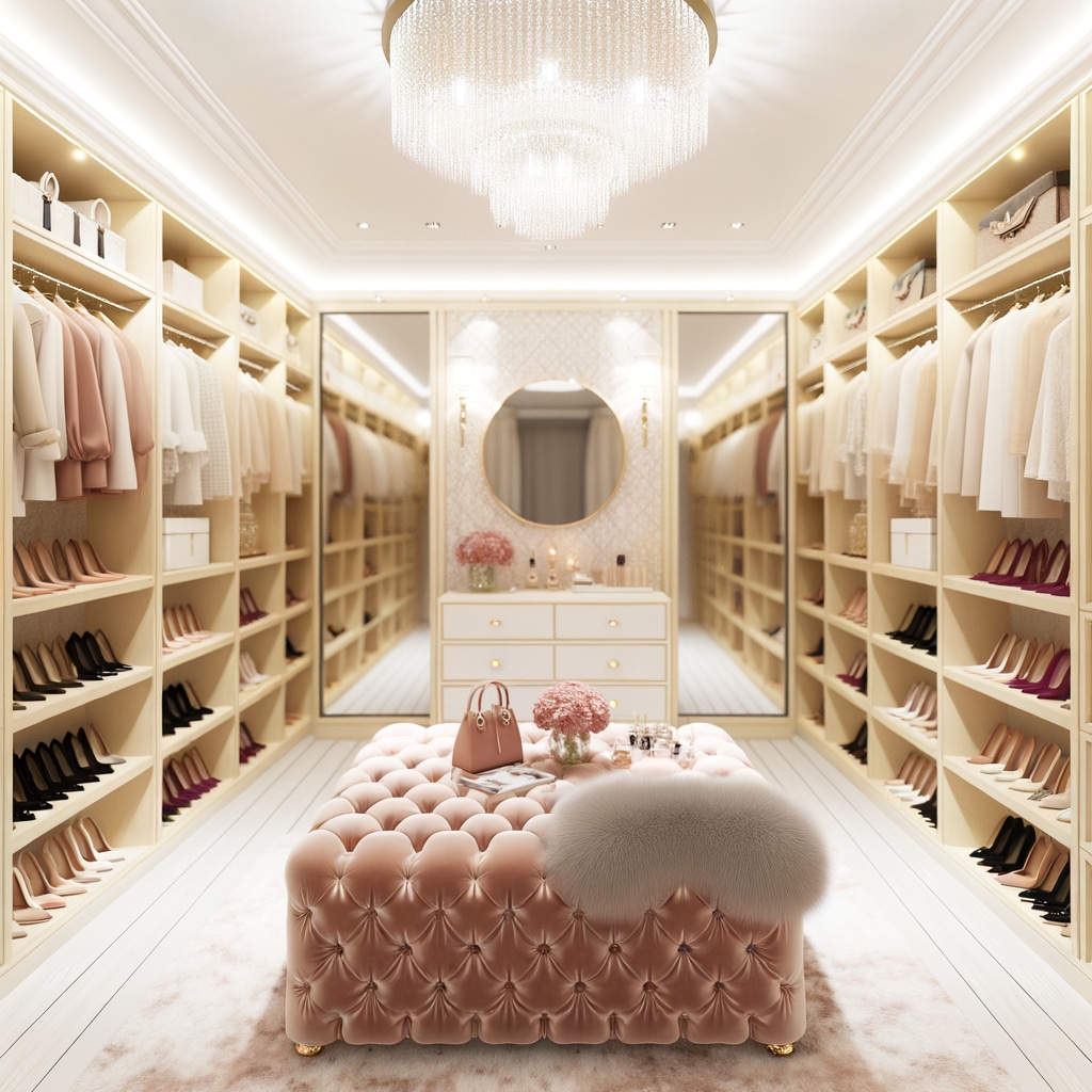 Dreamy Luxe Walk-In Closet Inspirations