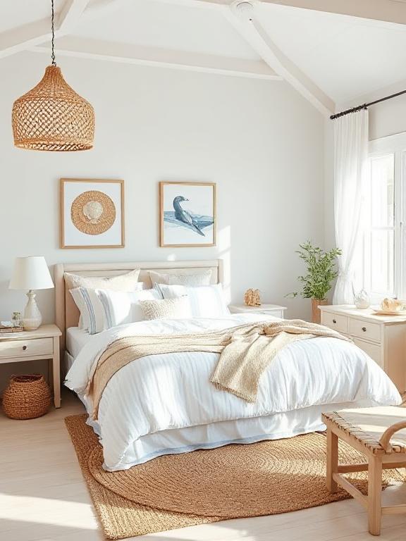 Unique Relaxing Coastal Bedroom Retreat Inspirations