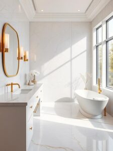 Luxurious Marble Accents