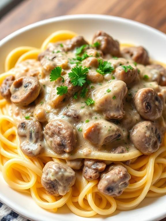 Classic Creamy Beef Stroganoff Recipe