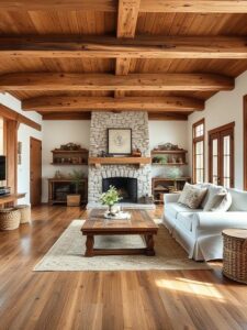 Rustic Wood Accents and Beams