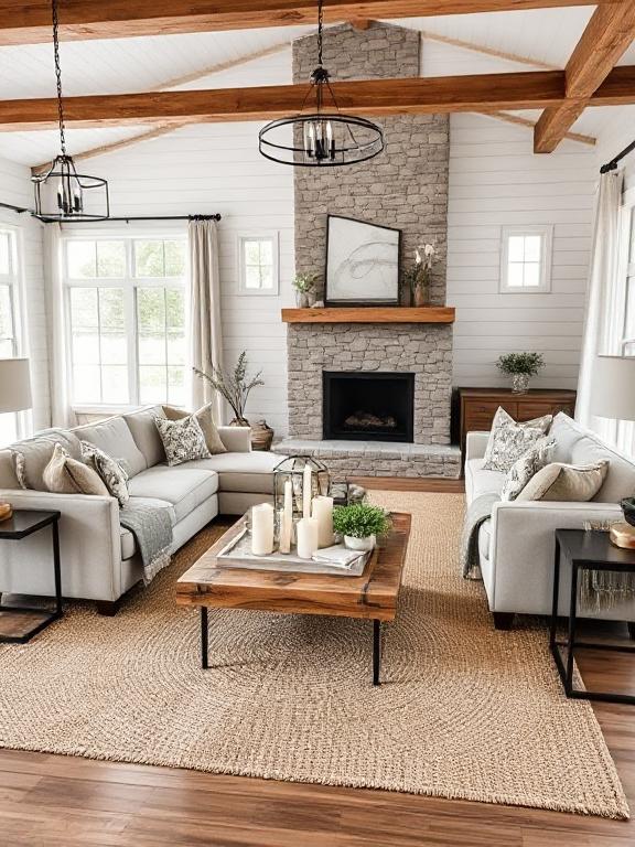 5 Modern Farmhouse Living Room Ideas Inspiration
