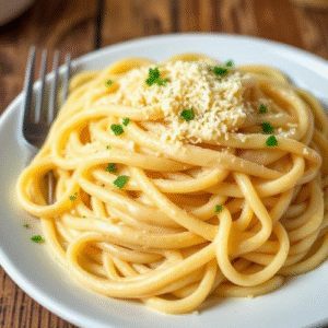 Easy Creamy Garlic Parmesan Pasta Recipe