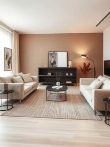 Minimalist Serenity with Warm Neutrals
