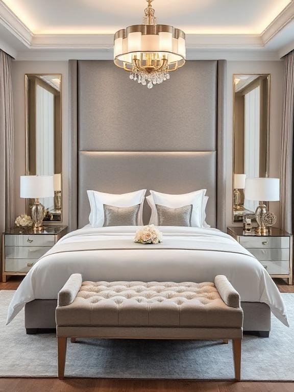 Elegant Hotel-Style Bedroom Look Inspirations