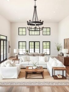 Statement Lighting and Open Space