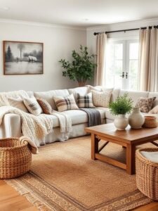 Layered Textures with Natural Fabrics