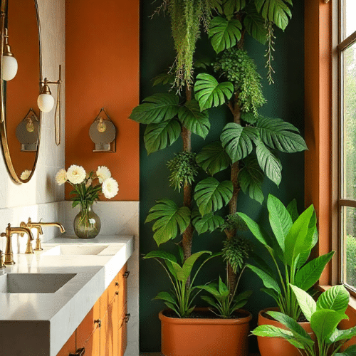 Luxury Boho Jungle Retreat With Modern Accents