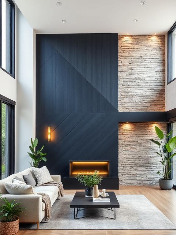5 Different Stylish Living Room Accent Wall Ideas