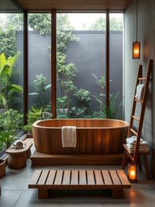 The Tranquil Japanese Soaking Tub Retreat