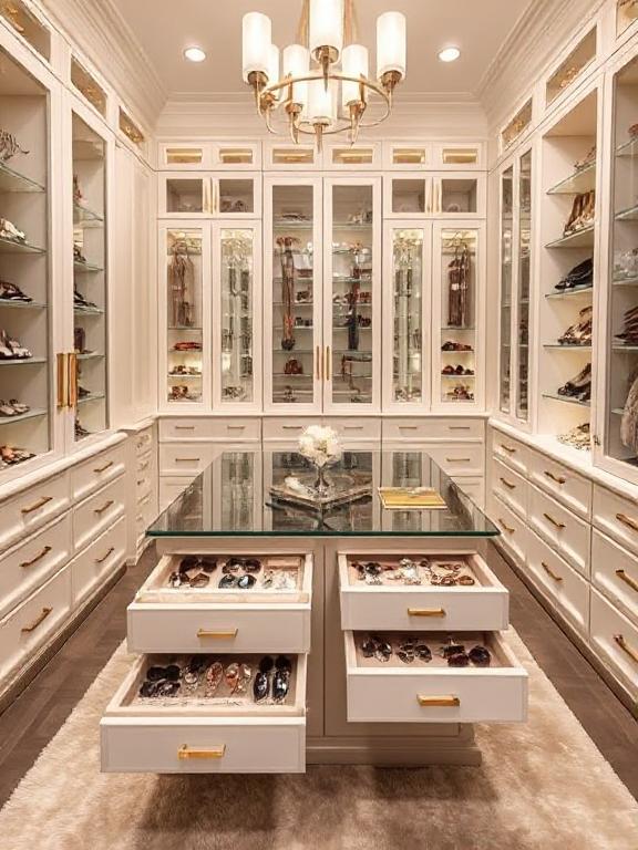 Glass Display Island