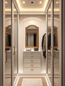 Compact Luxe Corner Closet