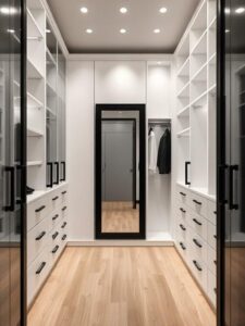 Black and White Closet Elegance