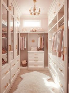Soft Pastel-Themed Closet