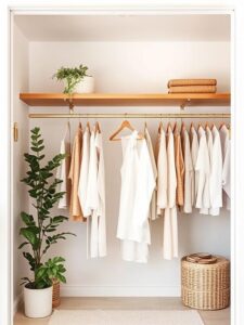 Floating Shelves & Hanging Rod Combo