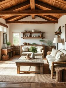 Vintage Wood Accents for Warmth and Character