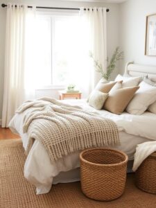 Cozy Textiles and Natural Layers
