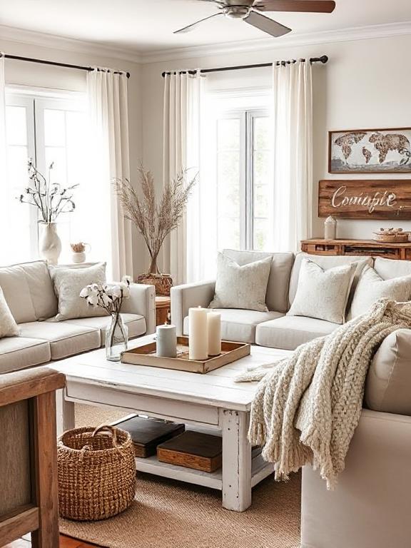 3 Rustic Farmhouse Decor Ideas – Cozy, Timeless & Effortlessly Stylish