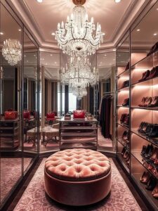 Glamorous Walk-In Closet