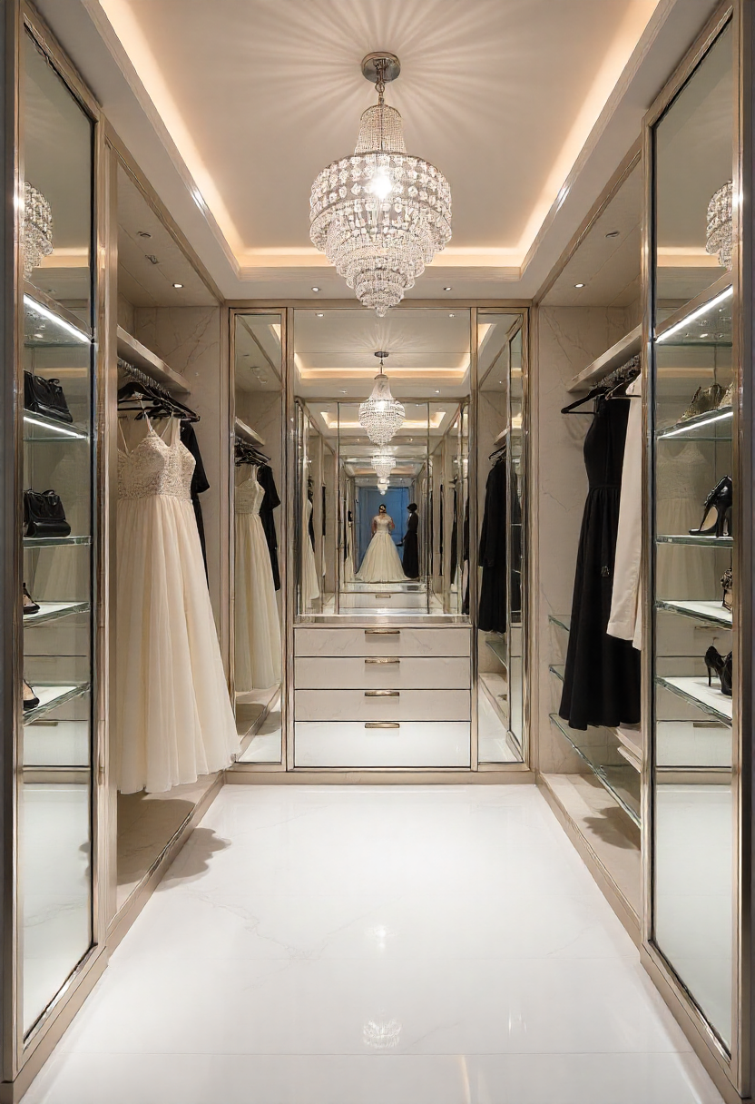 Crystal Glam Walk-In Closet