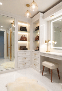 Marble & Mirror Luxe Closet